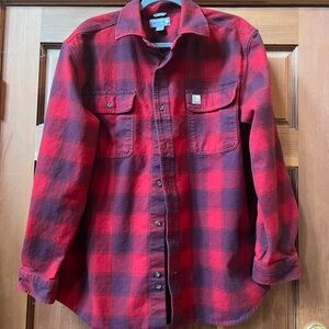 Carhartt Men's Red Plaid Shirt